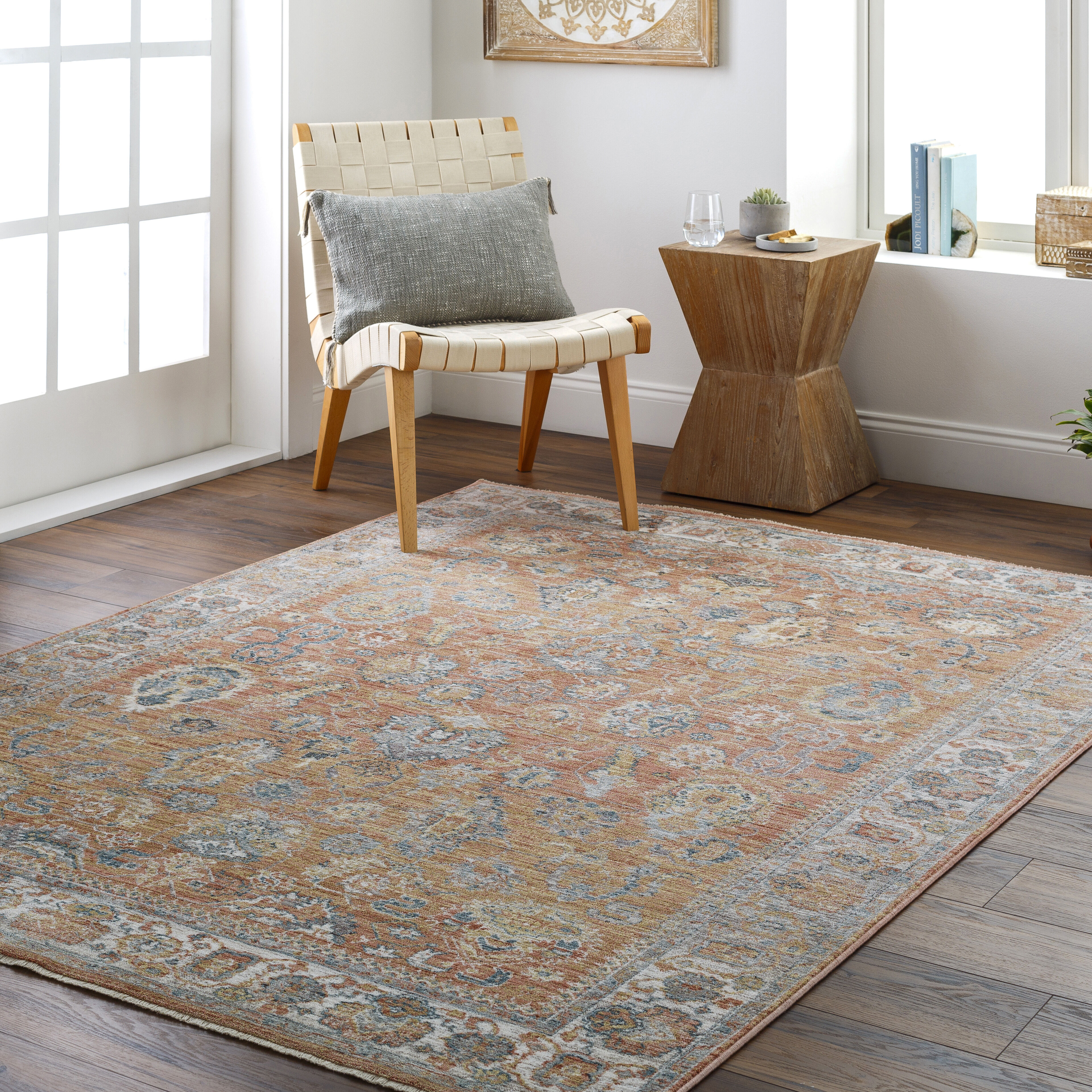 Carlisle 93 X 63 inch Camel Rug, Rectangle