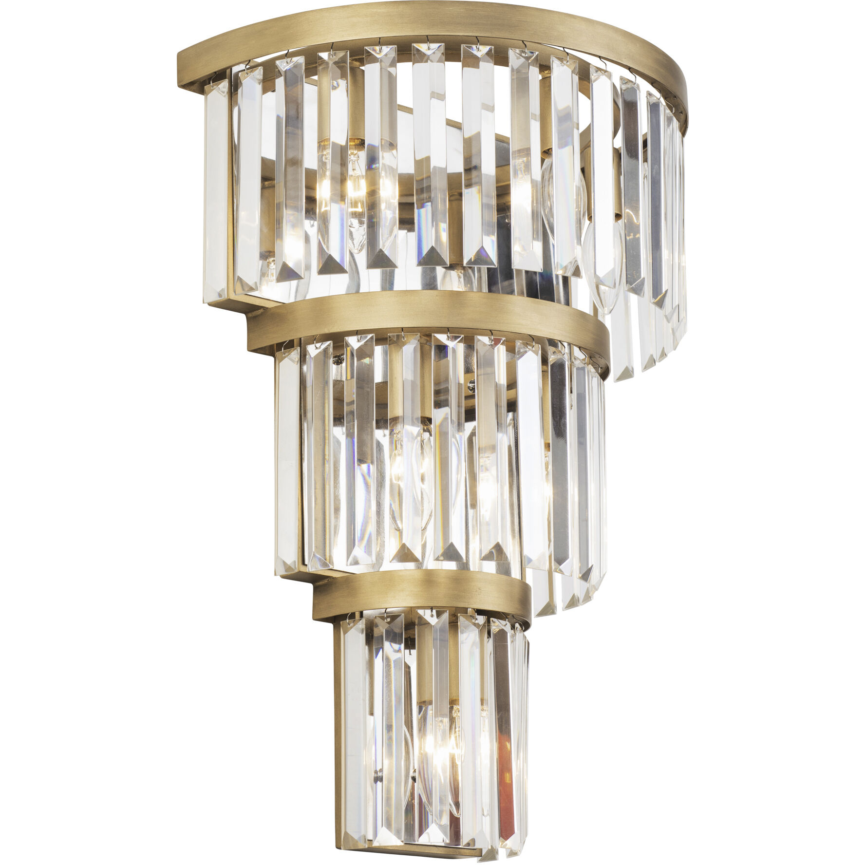 Social Club 6 Light 15 inch Havana Gold Wall Sconce Wall Light