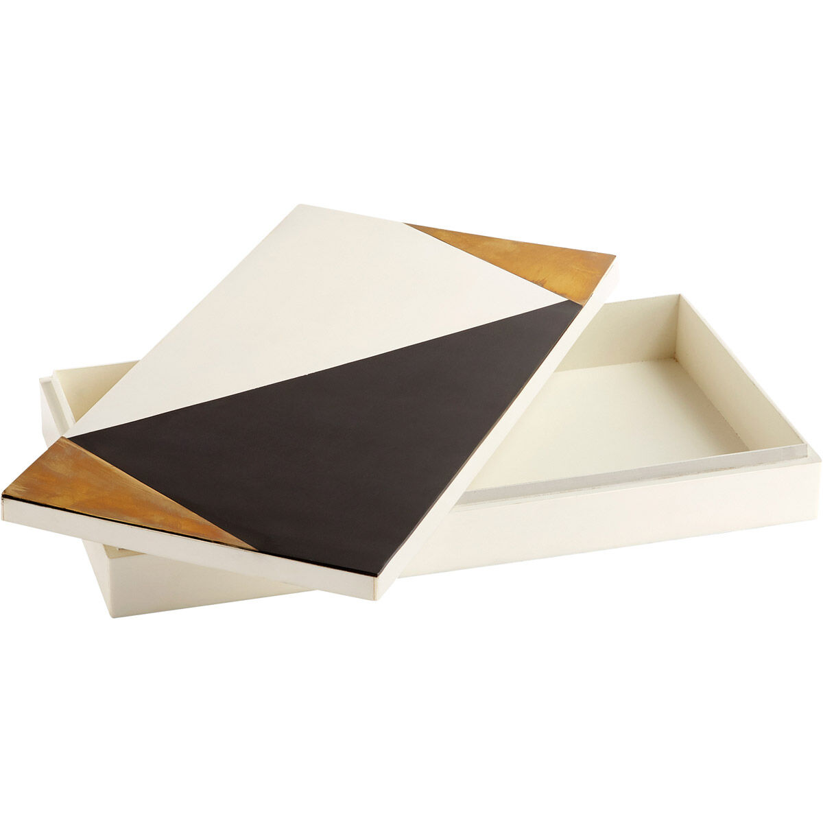 Modametric Black - Gold - White Container