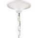 Laguna Beach 4 Light 18 inch Gold with White Chandelier Ceiling Light