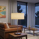 Stretch 32 inch 14 watt Satin Nickel Table Lamp Portable Light