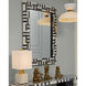 Gentry 39.5 X 28.25 inch Natural and Brass Mirror