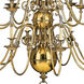 Cambridge 25 Light 49.25 inch Burnished Brass Indoor Chandelier Ceiling Light