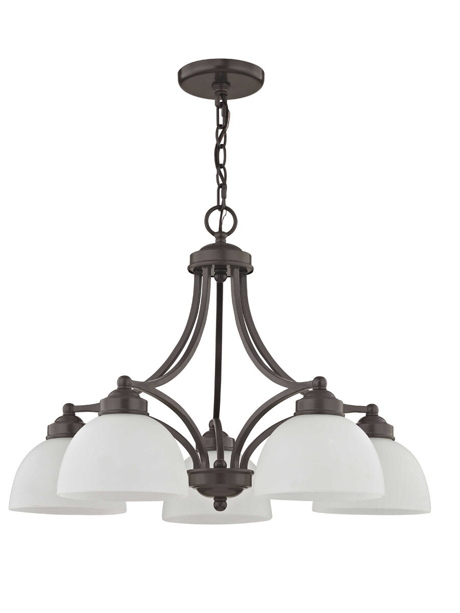 Somerset 5 Light 25 inch English Bronze Dinette Chandelier Ceiling Light