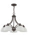 Somerset 5 Light 25 inch English Bronze Dinette Chandelier Ceiling Light