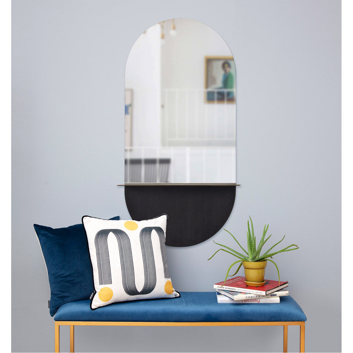 Lisdarra 44 X 24 inch Wall Mirror, Medium Irregular