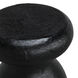 Samson 24 inch Black Burnt Fiber Cement Stool/Side Table