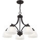 Somerset 5 Light 25 inch English Bronze Dinette Chandelier Ceiling Light