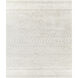 Zara 120 X 96 inch Light Gray Rug in 8 x 10, Rectangle