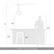Yep Aalto 1 Light 13.25 inch Dark Walnut-Light Walnut Pendant Ceiling Light