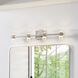 Blake LED 35.5 inch Polished Nickel and Champagne Gold Vanity Light Wall Light