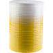 Waverly 18.1 inch Yellow and Tan Outdoor Garden Stool, Medium