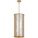 Sommers Bend 6 Light 15 inch Capiz Shell Gold Foyer Ceiling Light