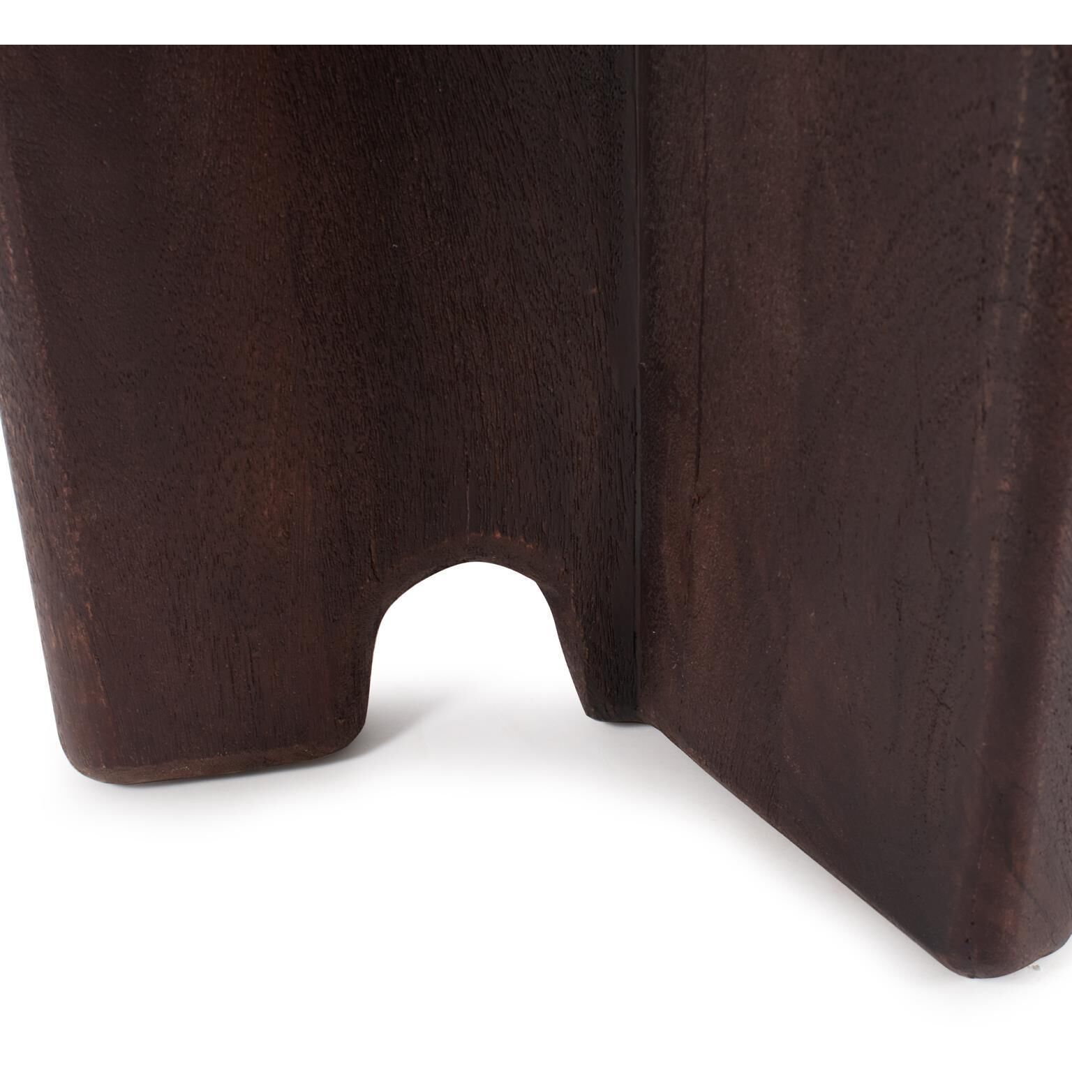 Bollack 24 X 23.75 inch Brown and Black Side Table