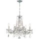 Maria Theresa 5 Light 20 inch Polished Chrome Chandelier Ceiling Light in Clear Hand Cut