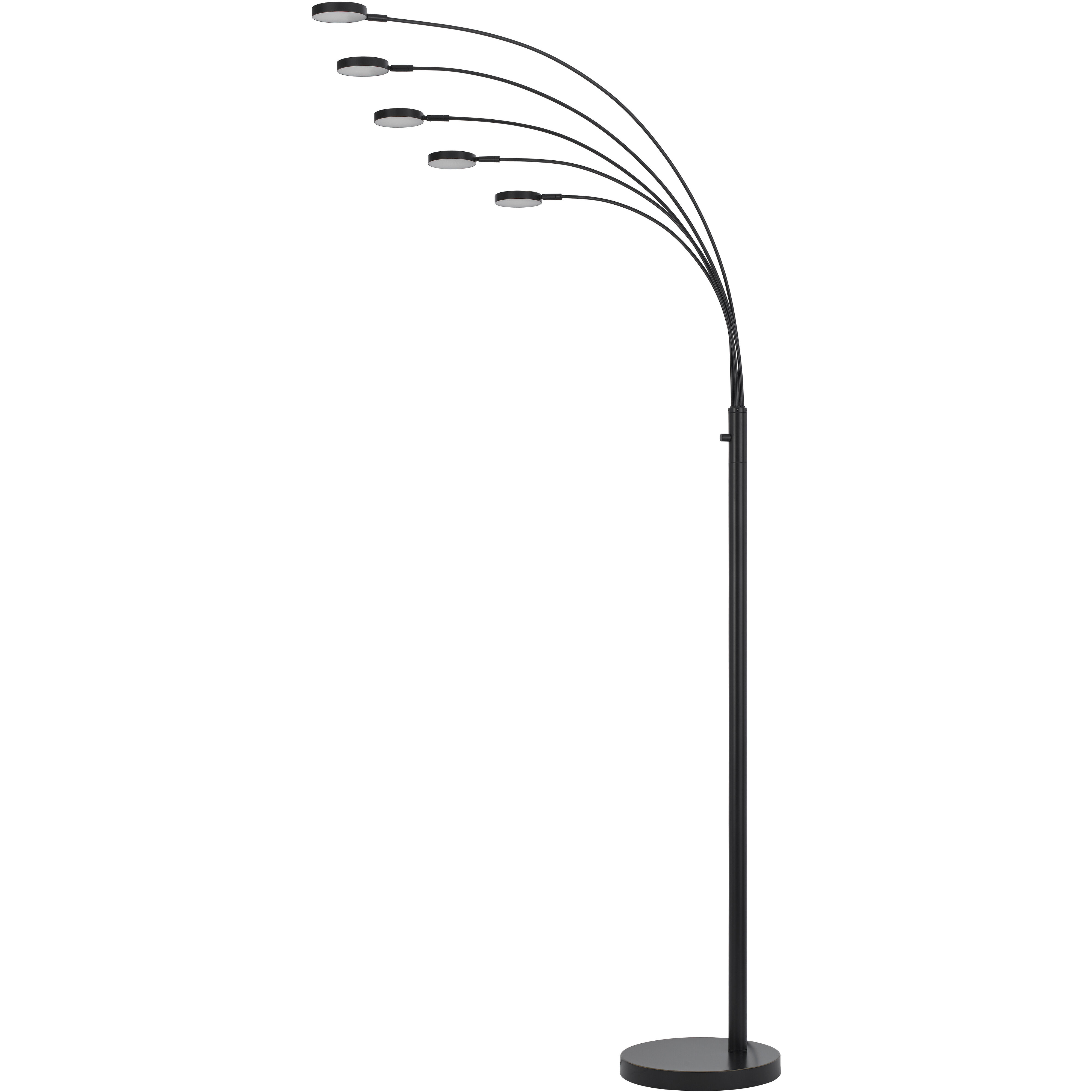 Malibu 82 inch 8.00 watt Dark Bronze Arc Floor Lamp Portable Light