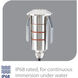 Inground Indicator Light 12 2 watt Stainless Steel Path Indicator Light in 3000K Warm White LED, WAC Landscape