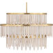 Marimba 10 Light 36 inch Weathered White Chandelier Ceiling Light