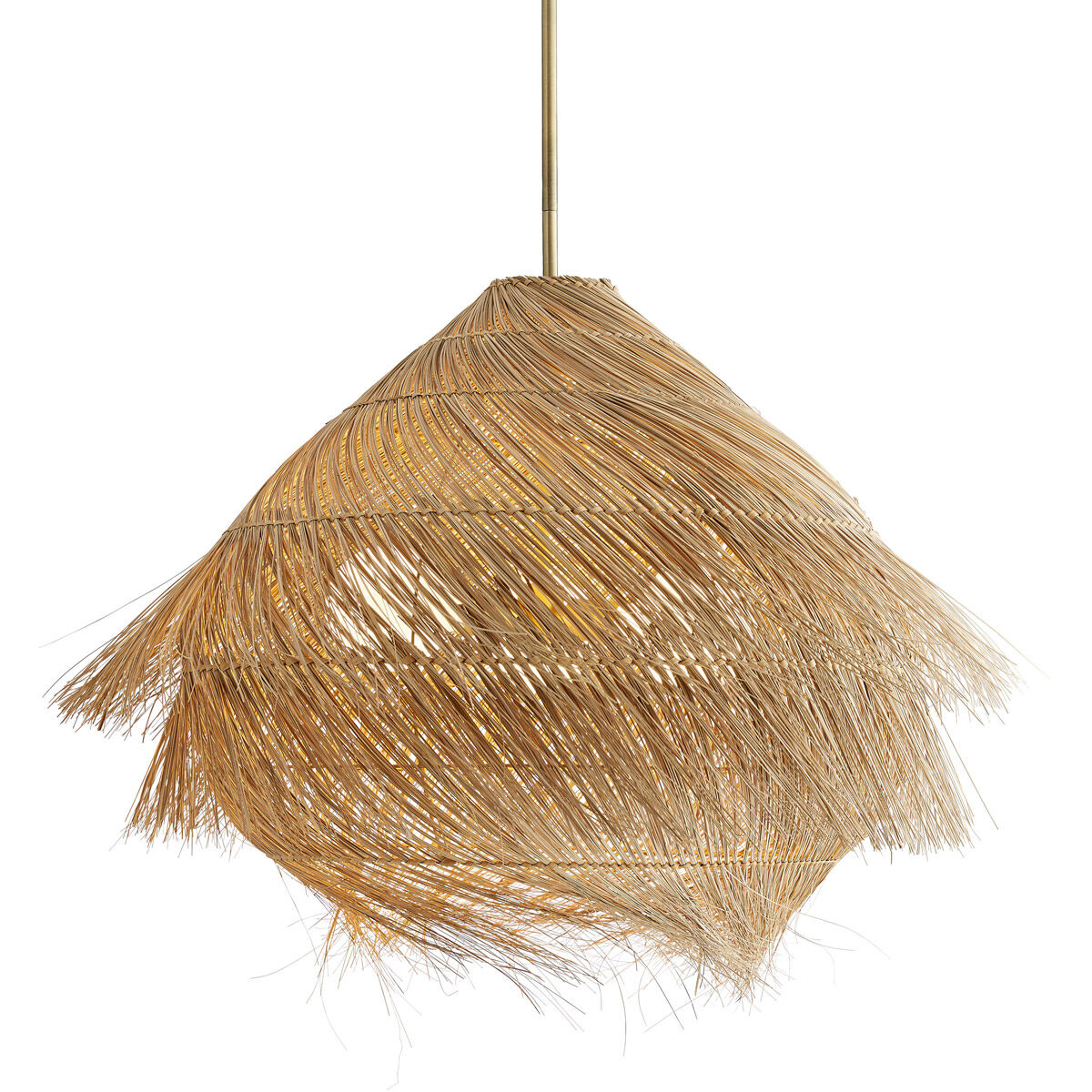 Ashburn 3 Light 43 inch Antique Brass Pendant Ceiling Light