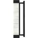 Solice LED 27 inch Sand Black Outdoor Wall Sconce