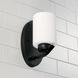 Dixon 1 Light 5 inch Matte Black Sconce Wall Light