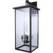 Shana 4 Light 30 inch Black Outdoor Wall Lantern