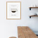 Cappuccino / Cold Brew / Flat White / Mocha Beige and Blue and Brown and Black Framed Art, Propac
