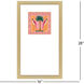 Tropicals Pink and Blue and Orange and Green Framed Art, Propac