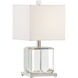 Wildwood 18 inch 60 watt Clear Table Lamp Portable Light
