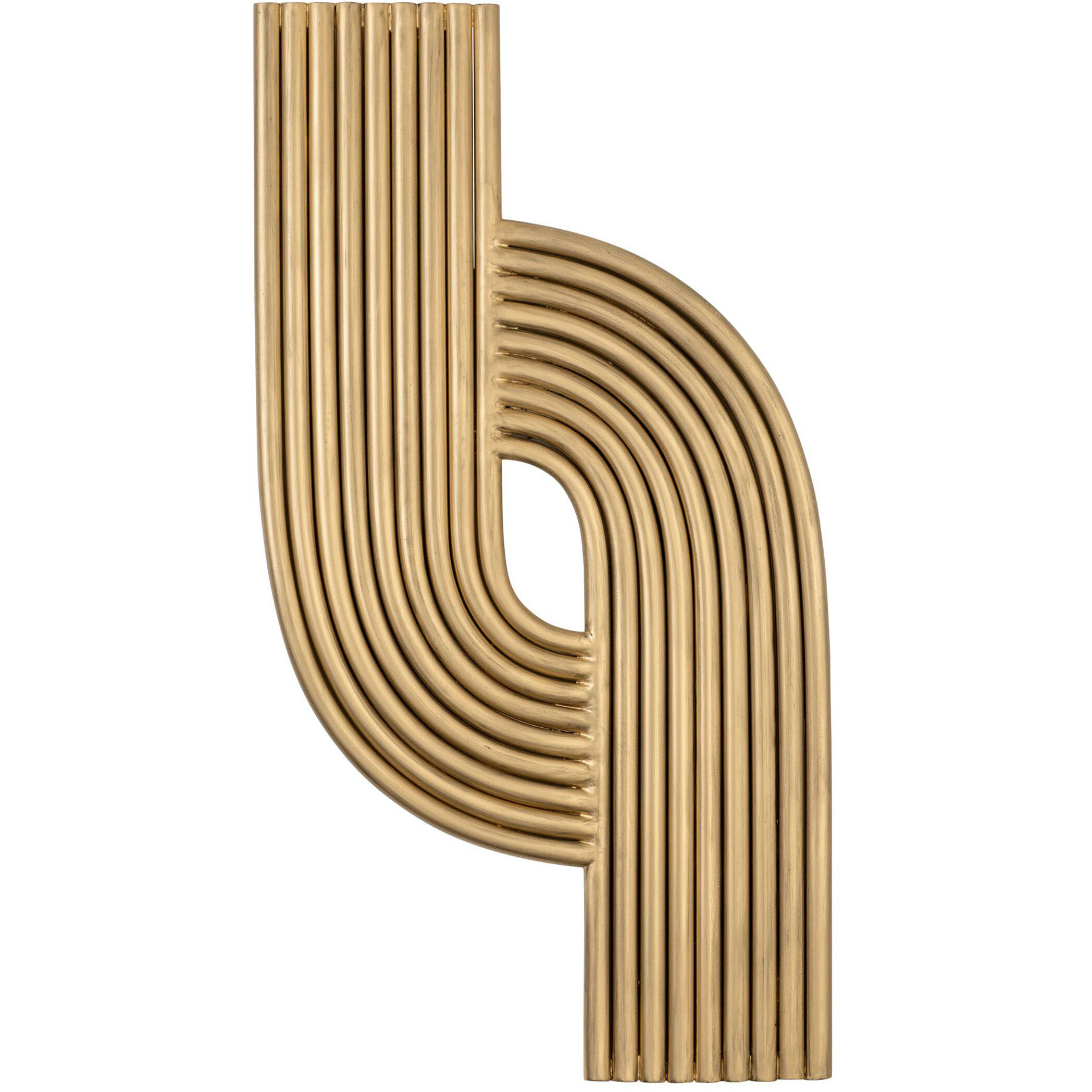 Bauhaus Eye Havana Gold Wall Art