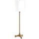 Lautoka 36 inch 100.00 watt Brass and Rattan Buffet Lamp Portable Light