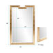Danube 48 X 30 inch Bright Gold Wall Mirror