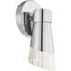 Fusion Collection - Lugano Family 4.75 inch Polished Chrome ADA Wall Sconce Wall Light in 1, EVOLV
