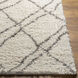 Capella Shag 84 X 63 inch Light Grey Rug, Rectangle