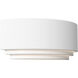Amalfi 1 Light 12.4 inch Ceramic ADA Interior Wall Light