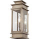 Princeton 1 Light 14 inch Vintage Pewter Outdoor Wall Lantern