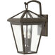 Estate Series Alford Place Outdoor Wall Mount Lantern in Oil Rubbed Bronze, Non-LED, Small