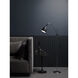 Joel 66.93 inch Matte Black Interior Floor Light Portable Light