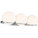 Hollywood Nights LED 23.63 inch Chrome Bath Light Wall Light