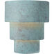 Ambiance Collection LED 12.75 inch Verde Patina Wall Sconce Wall Light in Dedicated LED, Form+Finish+Function