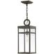 Open Air Porter 1 Light 7.5 inch Oil Rubbed Bronze Outdoor Hanging Lantern in Non-LED, Estate Series