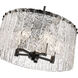 Glacier 5 Light 19 inch Matte Black Pendant Ceiling Light