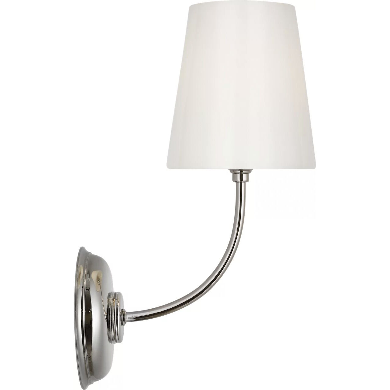 Thomas O'Brien Vendome LED 5.5 inch Polished Nickel Single Sconce Wall Light