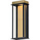 Rincon LED 16 inch Black / Gold Outdoor Wall Mount