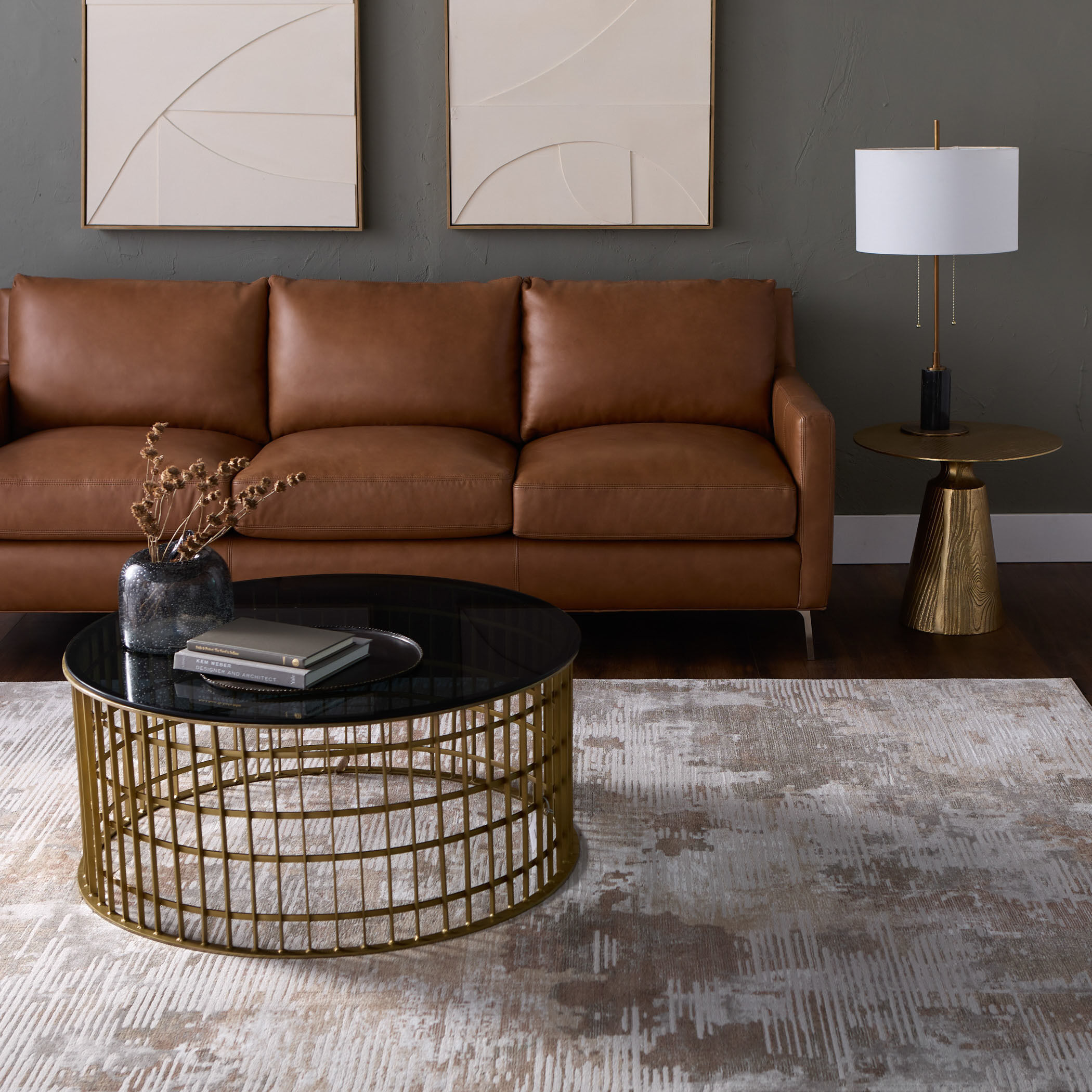 Laila 158 X 118 inch Earth Tones Rug in 10 x 13