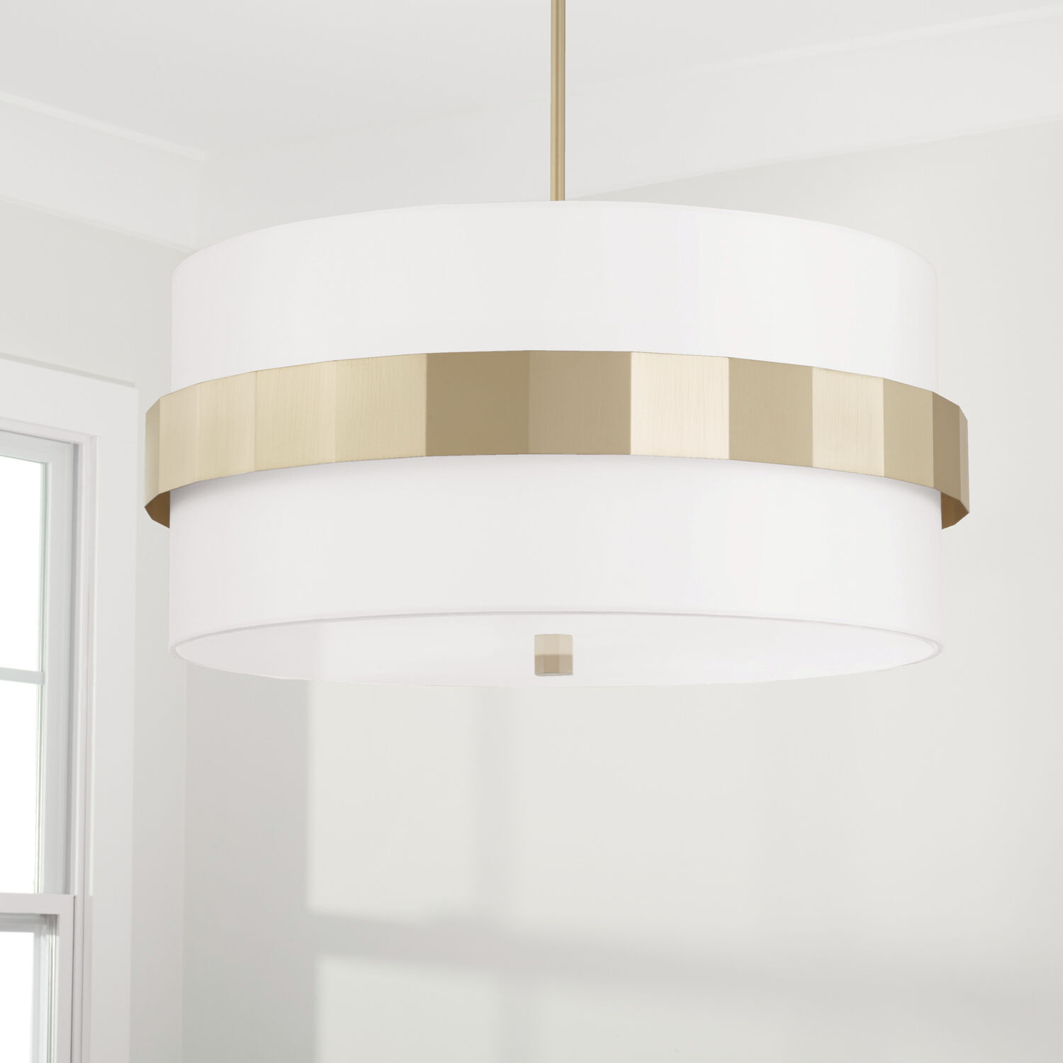 Sutton 4 Light 26 inch Soft Gold Pendant Ceiling Light