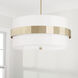 Sutton 4 Light 26 inch Soft Gold Pendant Ceiling Light