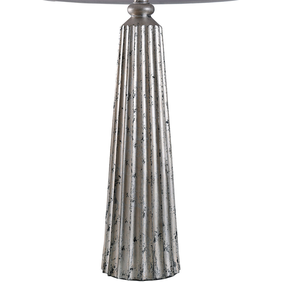 Dann Foley 150.00 watt Antique Silver and Black Table Lamp Portable Light 