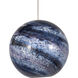 Palatino 30 Light 54 inch Blue Marbeled and Silver Multi-Drop Pendant Ceiling Light