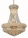 Primo 14 Light 20 inch Gold Dining Chandelier Ceiling Light in Royal Cut